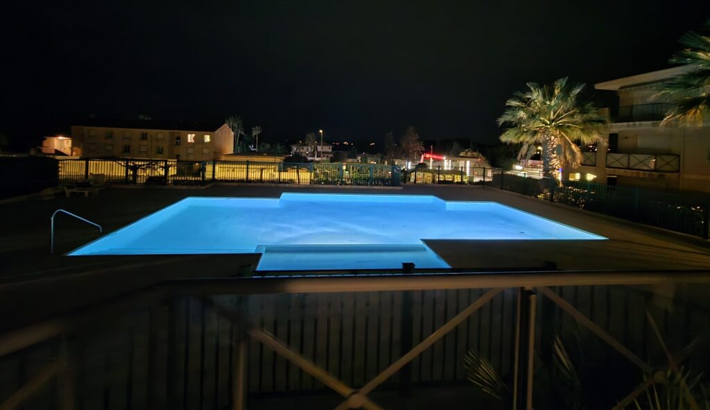Piscine de nuit